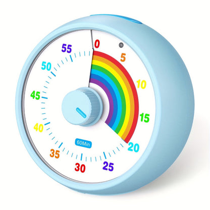 Visual Countdown Timer 60 Minute – Silent Operation Time Management Clock for Classroom, Office, Kitchen & Desktop, Multiple Colors Available