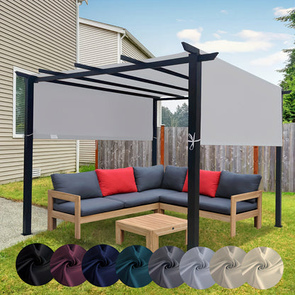 Pergola Replacement Canopy Panel in Eight Colors and Three Lengths for 24 Checkout Options
