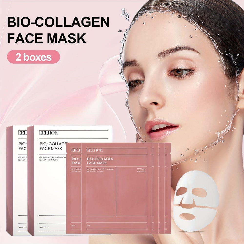 ROZINO Collagen Sheet Mask 36-Piece Set with Three 12-Count Boxes and Individually Packed Masks