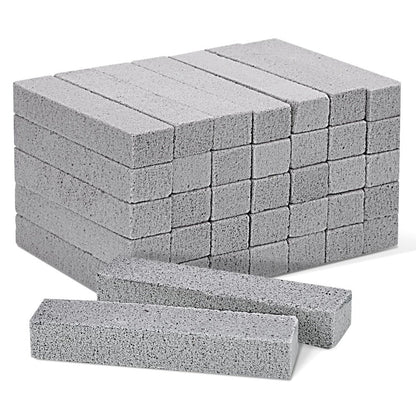 Thirty-Six-Piece Grey Pumice Cleaning Stone Set with Rectangular Blocks for Toilet and Tile Spot Cleaning