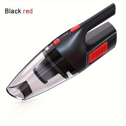Cordless Handheld Vacuum Cleaner with Three Color Checkouts, Crevice Nozzle and Compact Dust Cup