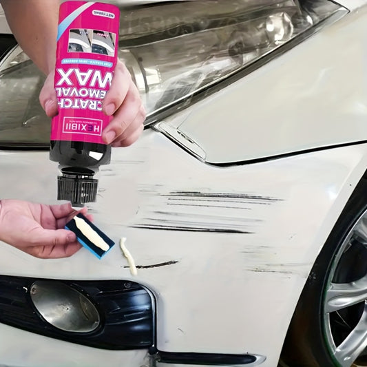 Car Scratch Remover Wax 2-Pack - Liquid Formula for Fine Surface Scratch Repair on Cars, RV, Trucks & Motorcycles
