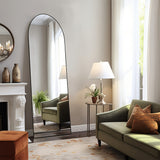 Black Arched Mirror