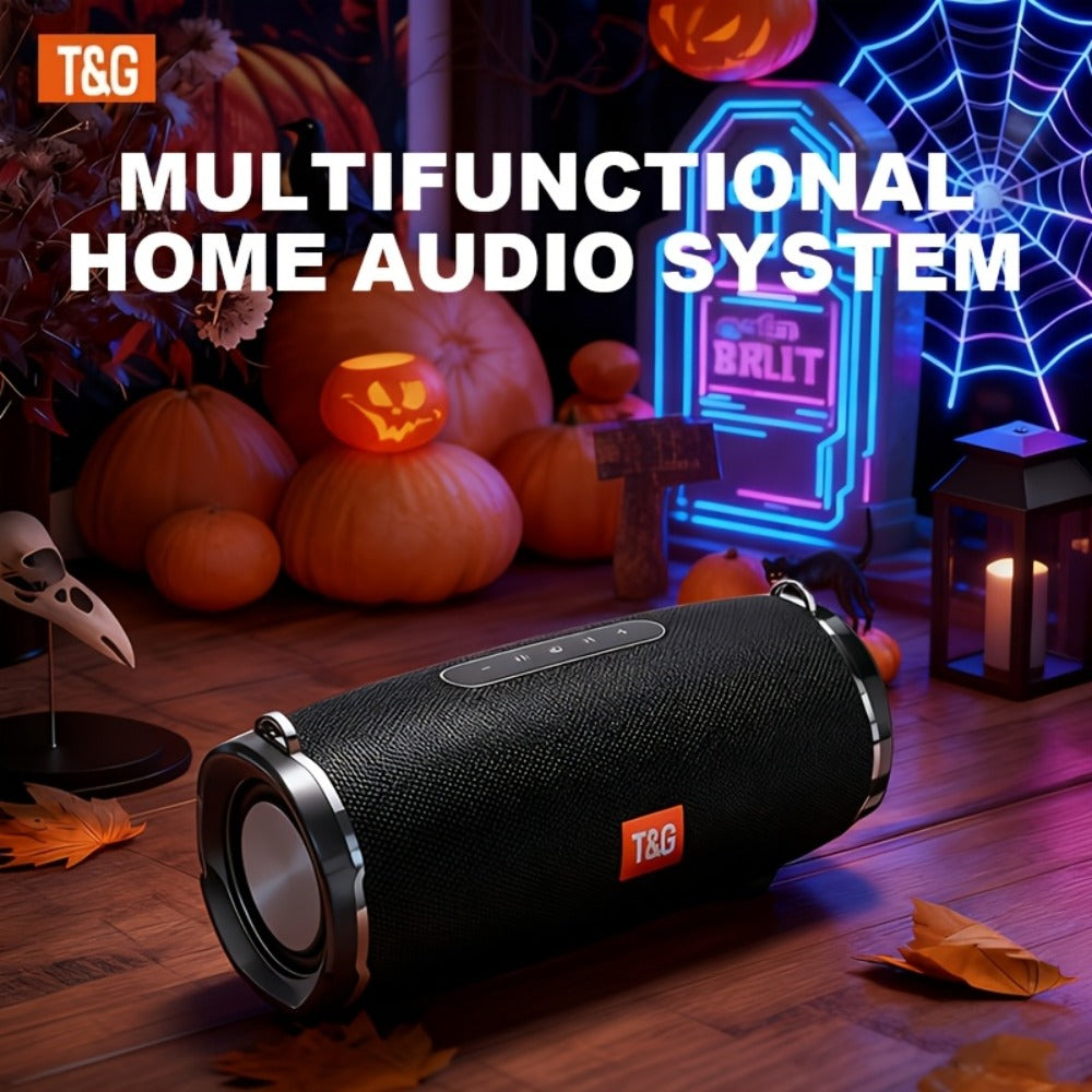 TG187 IPX4 Waterproof Outdoor Bluetooth Speaker | Dual Speakers, 4800mAh Rechargeable Battery, TWS Stereo Pairing, High Volume Portable Wireless Boombox for Party, Picnic, Camping & Stage