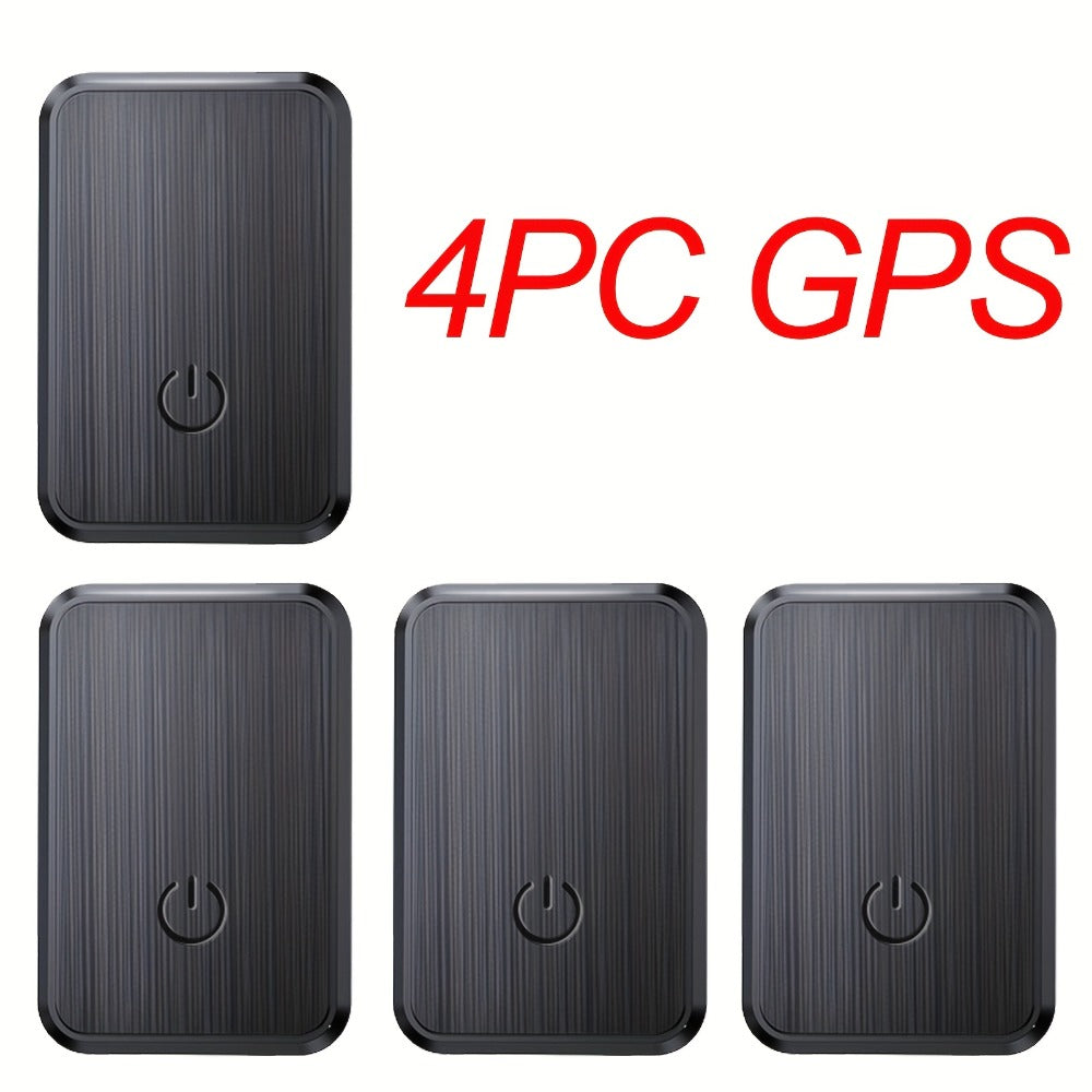 Black Rectangular GF08-Labeled Tracker Device Sets in 2, 3, 4, 5 or 6-Piece Checkout Options