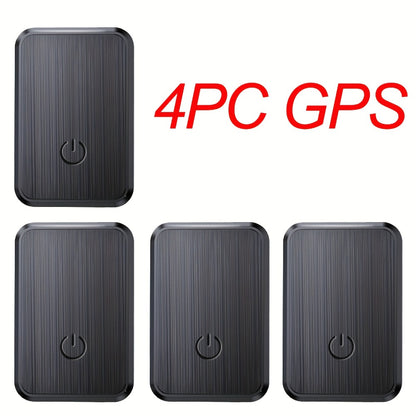 Black Rectangular GF08-Labeled Tracker Device Sets in 2, 3, 4, 5 or 6-Piece Checkout Options