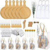 Round Pizza Board Set with Handle