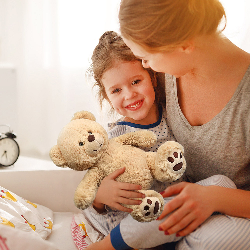 Plush Toy – Classic Brown Teddy Bear with Seated 10-Inch Format for Cuddly Display and Gifting