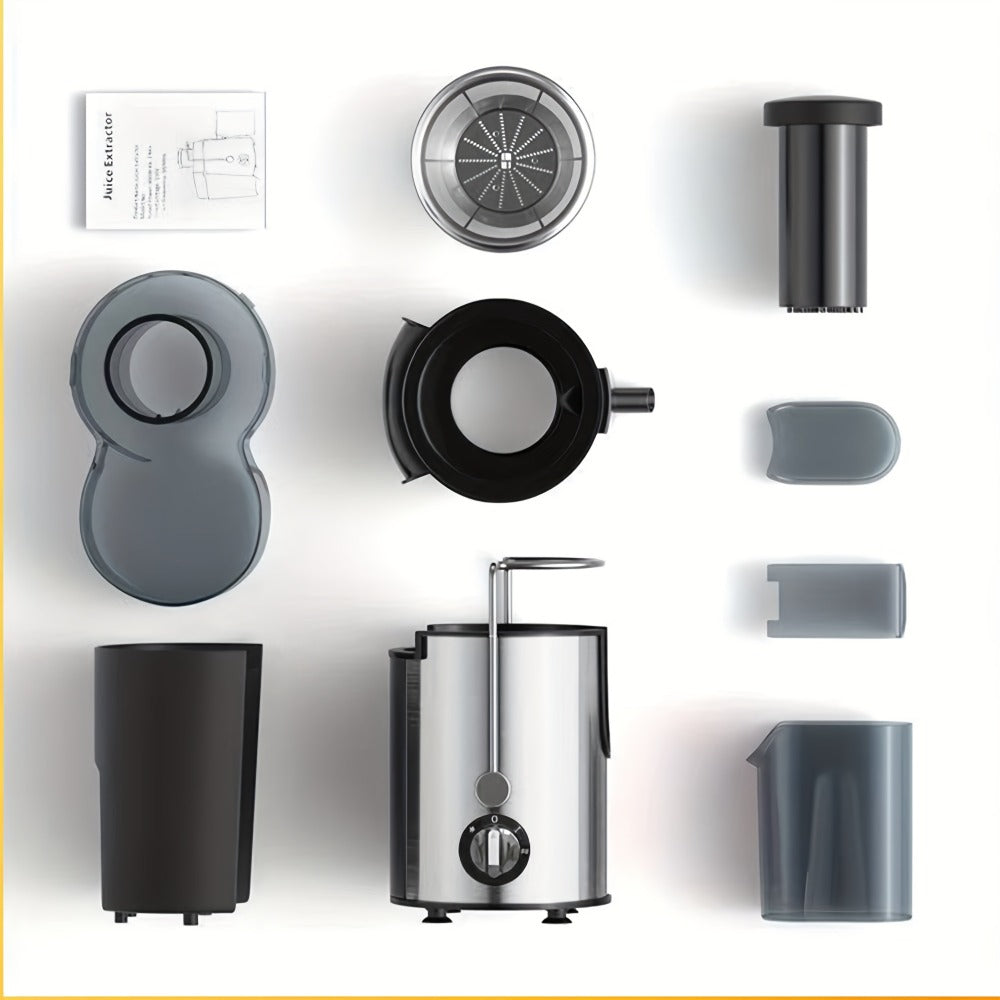 500W Centrifugal Juicer Machine with 3-Inch Feed Chute, Two Speeds and Upgrade or Juicer Configurations