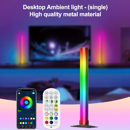 RGBIC Atmosphere Light with Music Sync - Desktop Ambient Light, App & Remote Control, Alloy Body