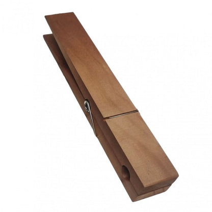Oversized Wooden Laundry Clothespin with 11.8 x 2-Inch Body for Towels, Clothing and Home Organization