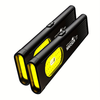 Flashlight Ultra-Thin Pocket 2-Pack Set with Six Lighting Modes, Main Beam and COB Side Panel