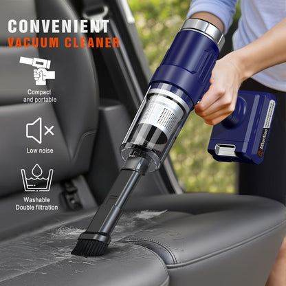 Model 701 Cordless Car Vacuum Cleaner with 5KPa Source Rating, 2000mAh Label, Six Trim Options and Nozzle Set