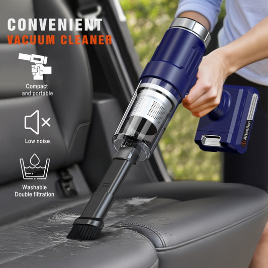 Portable Car Vacuum Cleaner 5KPA - Wireless Gap & Crevice Dust Collector, USB Rechargeable 2000mAh, One-Click Empty, Multi-Surface for Car, RV, Kitchen, Floor & Home, 6 Colors