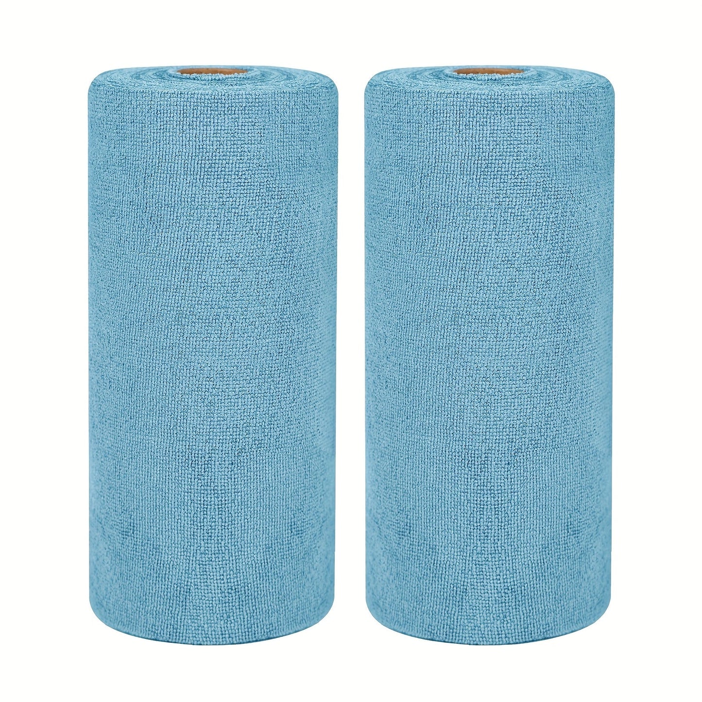Microfiber Cleaning Cloths 100 Pack Reusable Washable Tear-Away Towel Roll 12x12 – Absorbent Rags & Dishcloths for Kitchen, Bathroom, House & Car Detailing