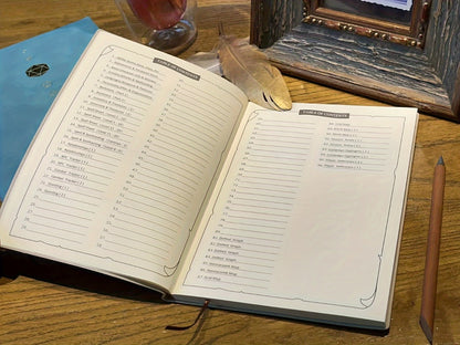 DnD Campaign Journal for D&D 5e & 5R Players — RPG Notebook with Character Sheets, Spell Tracker, Quest Log, NPC Manager & Map Pages, A5 Nubuck 100 Pages, 13 Colors, Dungeon Master Gift