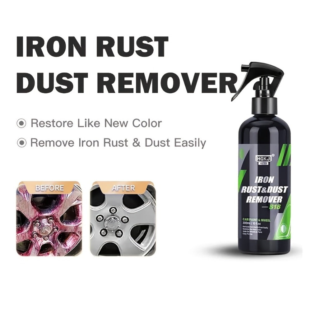 Rust Remover Spray Multi-Surface - Powerful Rust Dissolver for Car, Metal, Tile for Home Cooking, Dining and Outdoor Meals