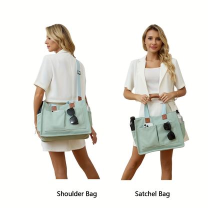 Large Capacity Tote Bag for Women – Lightweight Shoulder Bag with Adjustable Strap & Polyester Lining, Daily Use