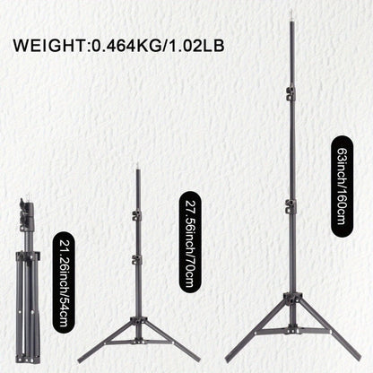 63-Inch Floor Phone Tripod with Two Checkout Models, Adjustable Holder and Optional Gooseneck Arm