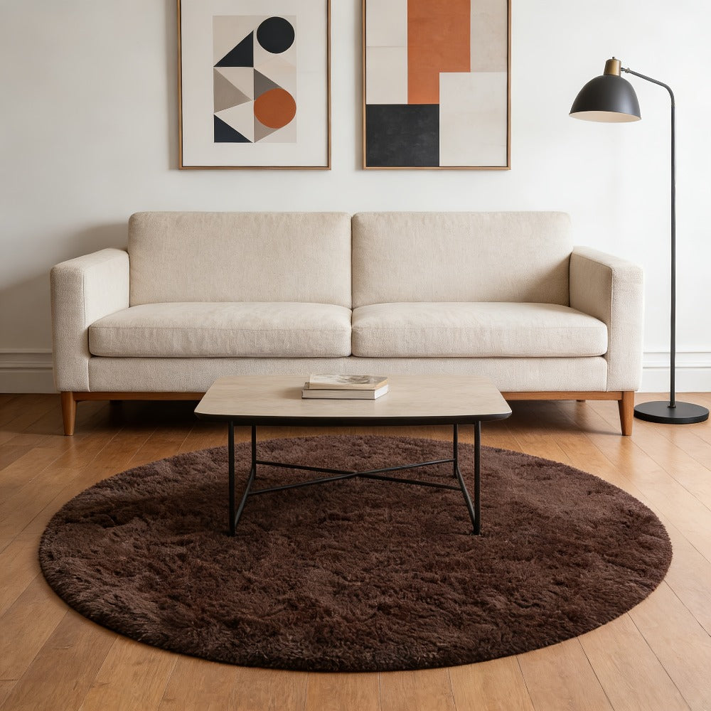 Area Rug Faux-Fur Tufted Collection at 650 g/m² with 22 Colors and Ten Retained Size Listings