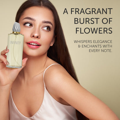 Women's Perfume Infinity Woman Eau de Parfum with Freesia, Violet, Musk and Sandalwood Options