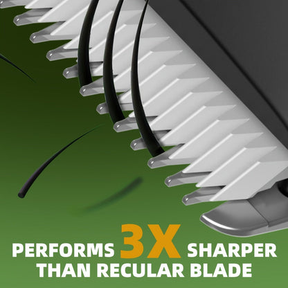 Ceramic Blade IPX7 Waterproof Ball Trimmer for Men Replaceable Head Electric Groin Pubic Body Hair Shaver LED Battery Display Safe Gentle Grooming Sensitive Areas Black Blue White