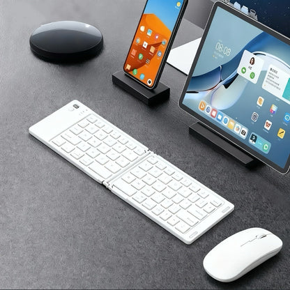 7.3mm Ultra-Slim Magnetic Wireless Keyboard Rechargeable Foldable Compact Bluetooth Keyboard for an Everyday Personal Care Routine