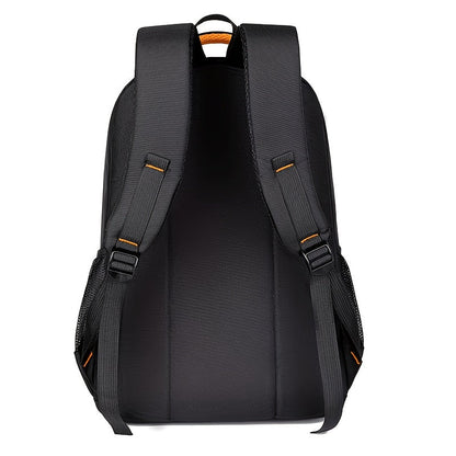 Black Multi-Compartment Travel Backpack, 48 x 32 x 18 cm with Eight Single- or Two-Piece Checkout Options