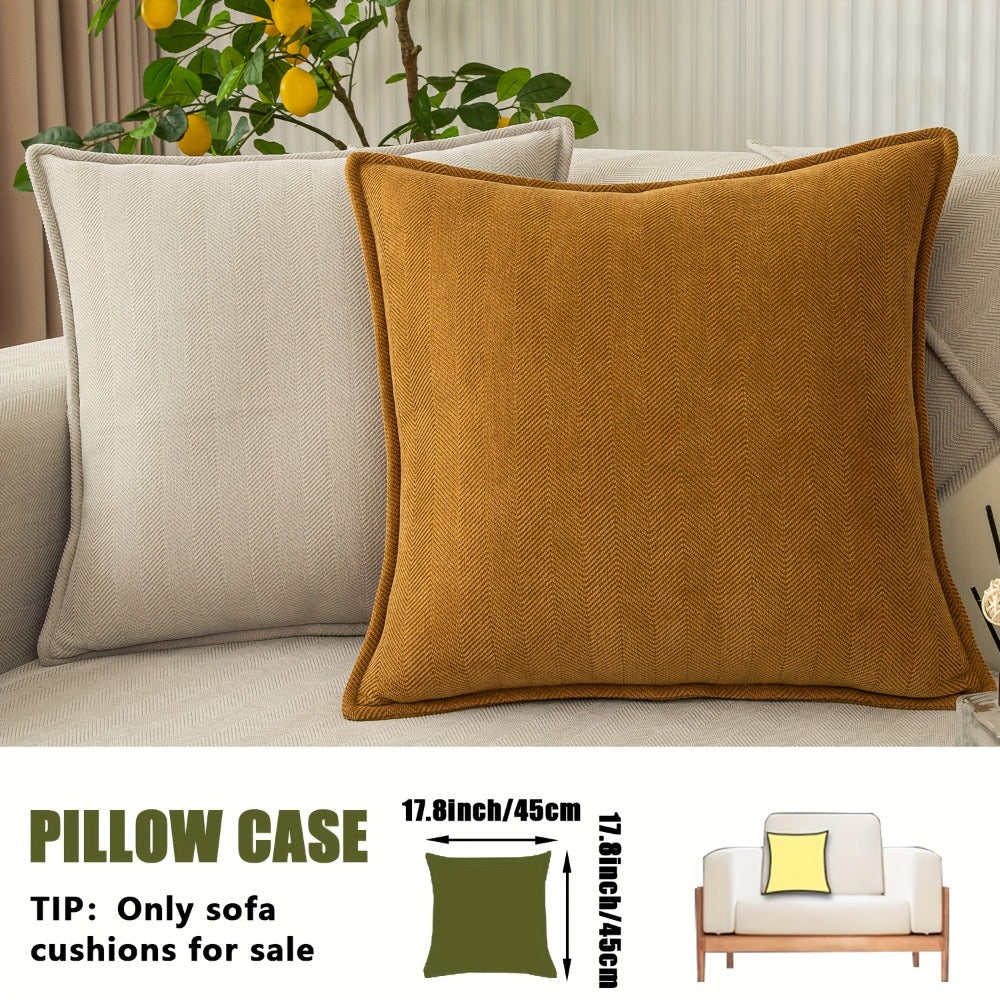 Sofa Cover Ribbed Chenille Stretch Panels with Non-Slip Design for 1 to 4 Seats, Armrests or Cushions
