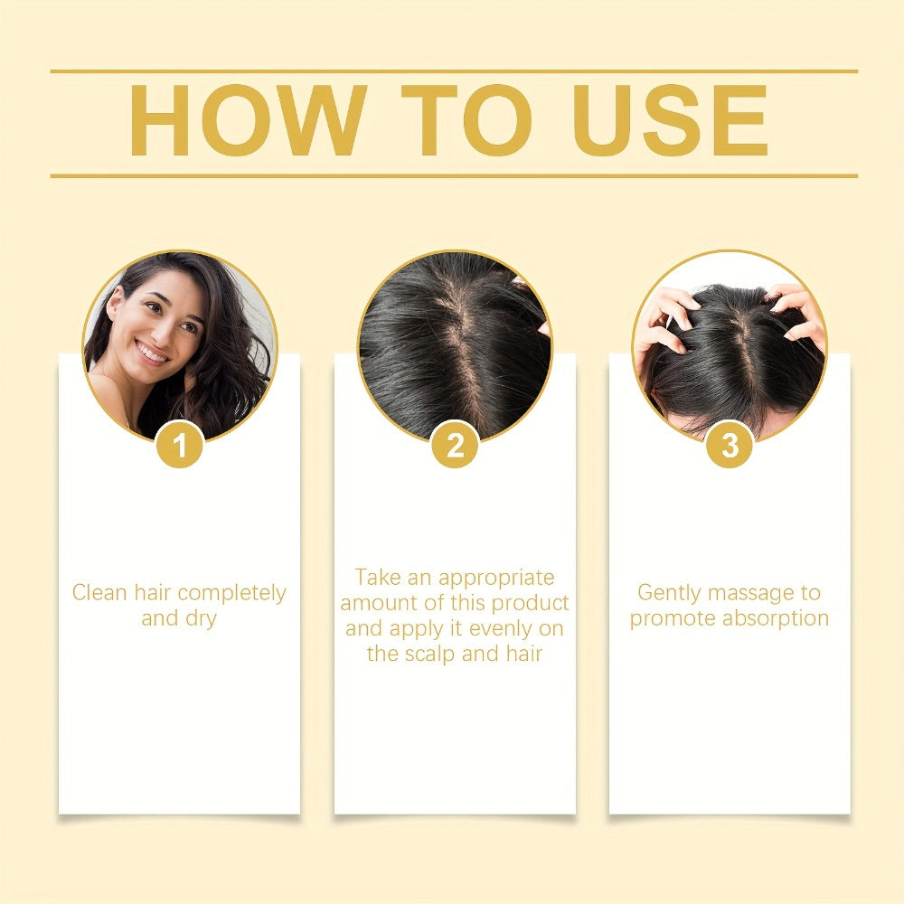 Three-Piece HOGOGO Collagen Hair Care Set with Jar, Pump Container and Included Massage Brush