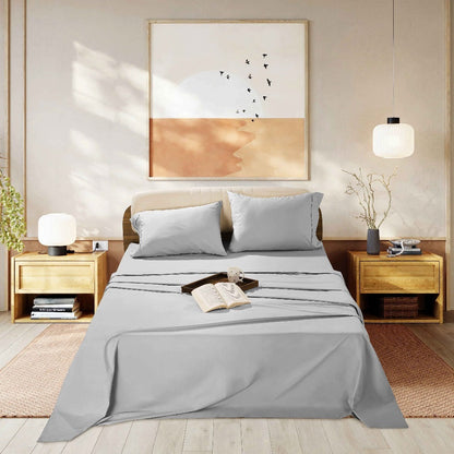 1000 Thread Count Egyptian Cotton Sheet Set with 16-Inch Deep Pocket in Twin, Full, Queen and King Sizes