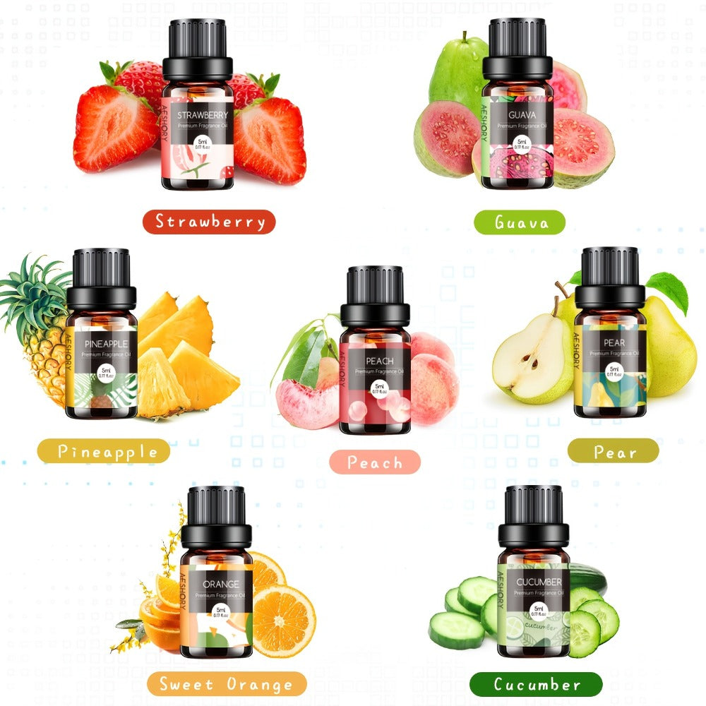 14-Bottle Fragrance Oil Gift Set with 5ml Bakery or Floral Scent Assortments for Diffusers and Candle Projects