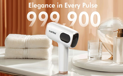 Sarisili AI01-12 IPL Hair Removal Device with Cooling Contact Area, Nine Levels and Manual or Auto Modes