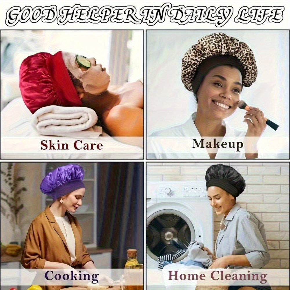 Twelve-Piece Heatless Curling Set with Satin Bonnet, Eye Mask, Hairband and Bag in Three Colors