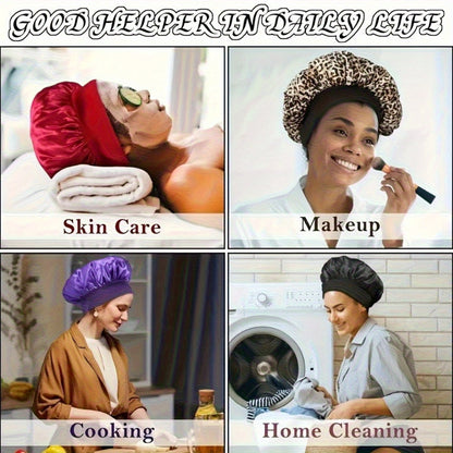 Twelve-Piece Heatless Curling Set with Satin Bonnet, Eye Mask, Hairband and Bag in Three Colors
