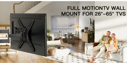 360° Full Rotation TV Wall Mount – Swivel Bracket for Flat Panel TVs, Space-Saving Wall-Mounted Installation, Home Theater & Modern Decor Compatible