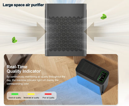 Air Purifier with 1095 Sq Ft Coverage, Air Quality Display, Timer and Four Retained Color Finishes