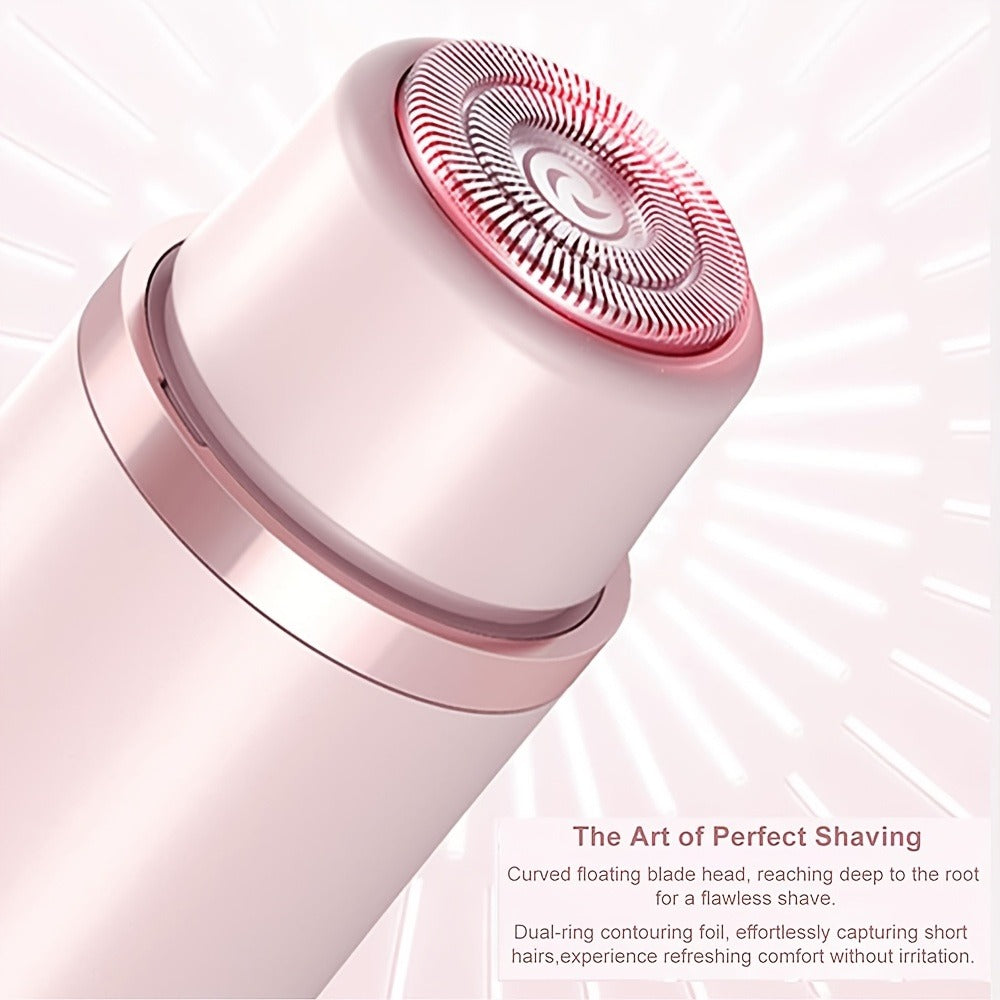 Slim Two-Ended Electric Body Trimmer with Comb Attachments in Blue, Pink or Purple Options