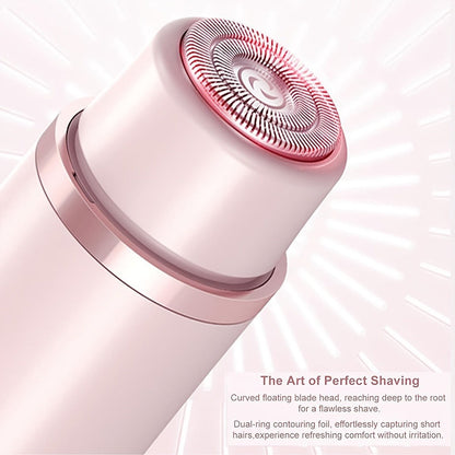 Slim Two-Ended Electric Body Trimmer with Comb Attachments in Blue, Pink or Purple Options