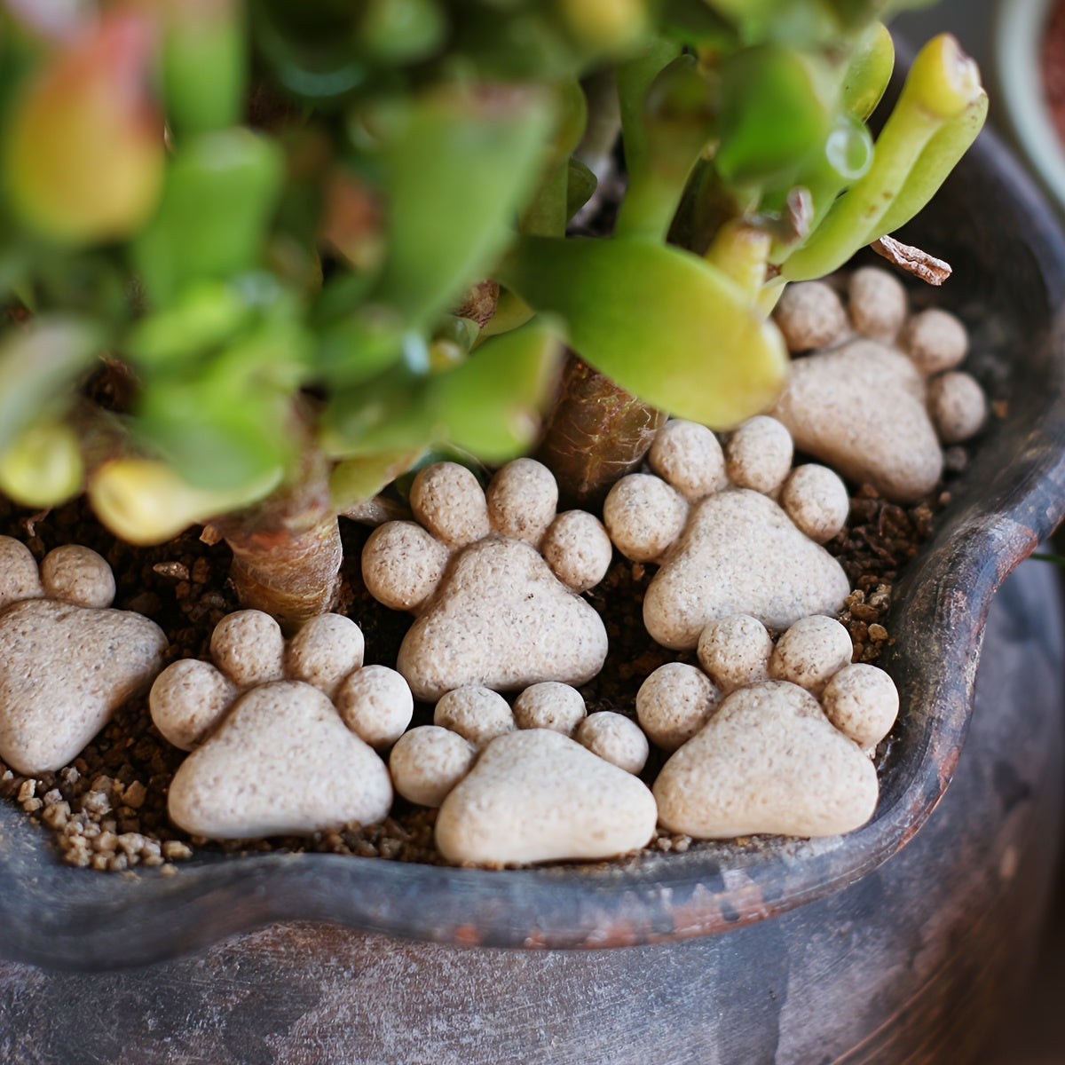 Stepping Stones | Cat Paw Resin Garden Lawn Pathway Bonsai Cat Lover