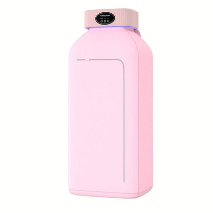 Portable Clothes Dryer with Tall Foldable Fabric Cabinet in Pink, Khaki or Purple Checkout Colors