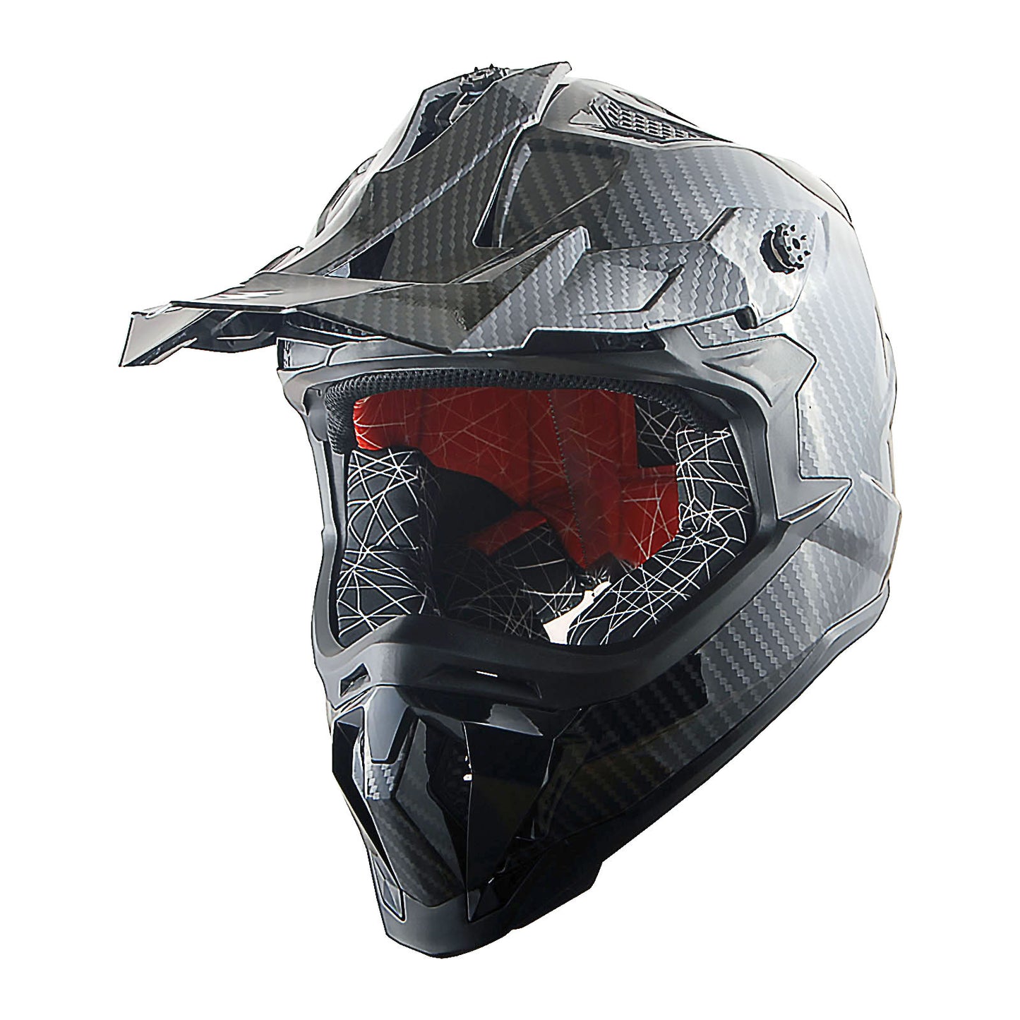 Dirt Bike Helmet Adult Motorcycle ATV Off-Road Track Style Lightweight Aerodynamic Thermoplastic Shell Removable Washable Padding Glossy UV Finish, Multiple Colors XS-XXL