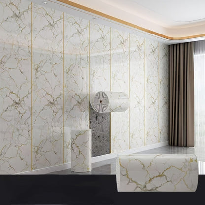Marble-Look Peel-and-Stick Wall Covering in Four Patterns and Two Roll Lengths, 15.75 Inches Wide