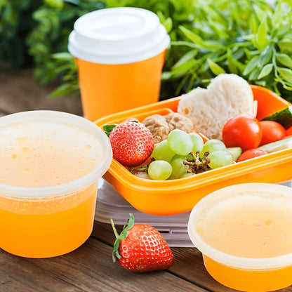 Deli Container Food Storage Organizer 48-Piece 16oz BPA-Free Set for Microwave, Freezer and Dishwasher