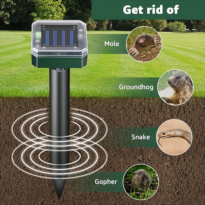 Solar Outdoor Lights for Garden, LED Landscape Path Lights IP44 Waterproof, Solar Lawn Projection Lights for Yard Courtyard Patio, 2/4/6/8/10 Pack Christmas Holiday Decor