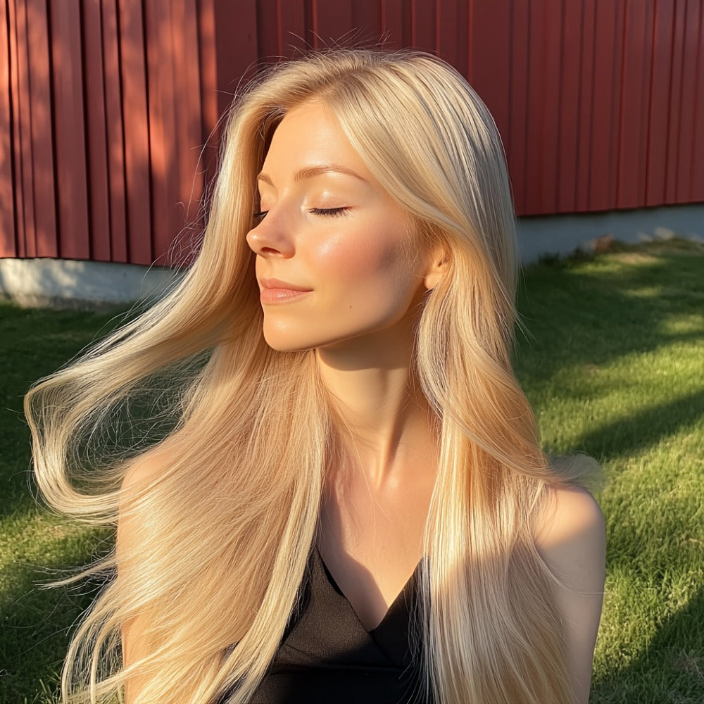 Synthetic Wig Long Heat-Resistant Style, Six Color Choices with 24-Inch Retained Length for Parties
