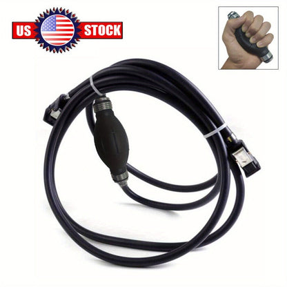 Outboard Fuel Line Assembly with Primer Bulb – 5/16" Marine Fuel Hose for Yamaha, Johnson, Mariner, Mercury, OMC 4-200HP (1988-1998)