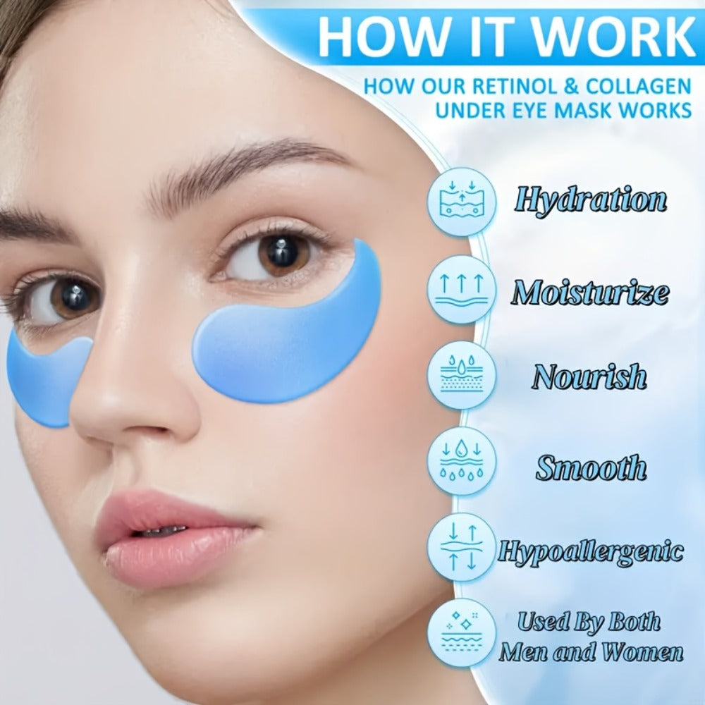 80 g Retinol and Collagen-Labeled Under-Eye Patch Set with 60-Piece Source Packaging Description