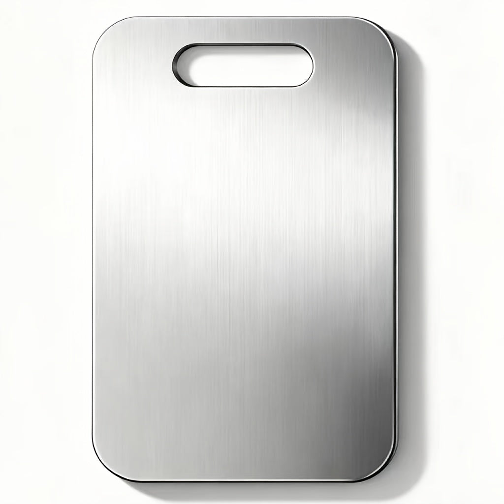 Cutting Board Titanium Double-Sided Prep Surface with Carry Handle in a 14 x 10-Inch Single-Board Format