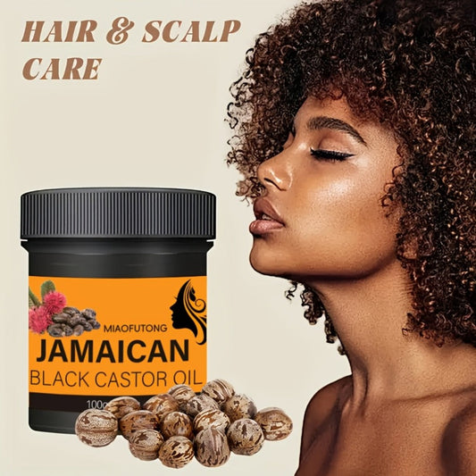 Black Castor Oil Hair Milk 5pcs — 100% Jamaica Pure Cold-Pressed Castor Oil Leave-In Moisturizer for Curly, Coily & Textured Hair | Deep Hydration, Frizz Control, Split End Prevention & Curl Definition